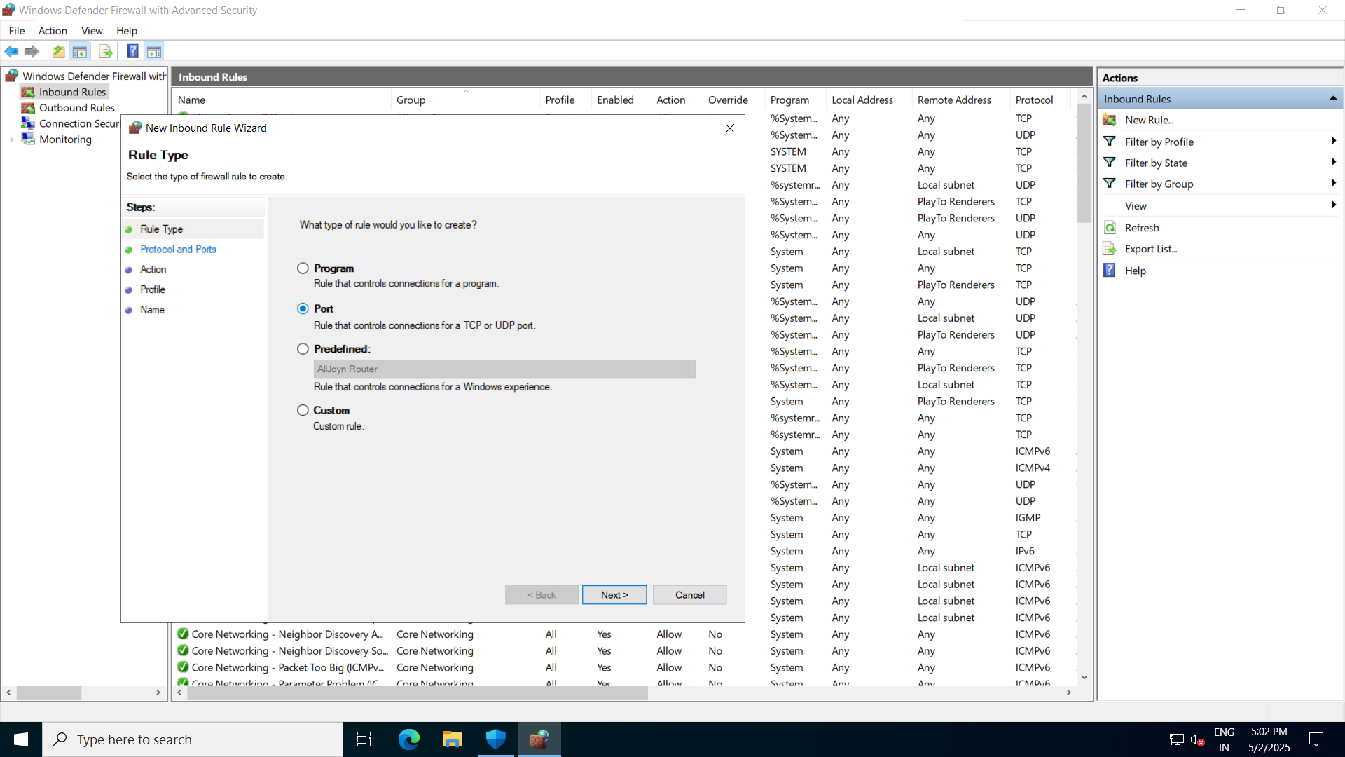 Navigate to System Tools