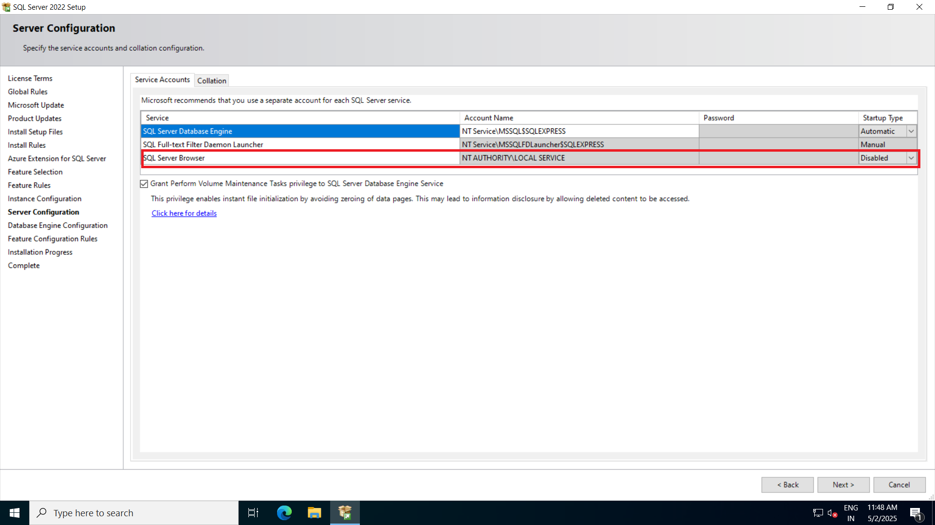 Navigate to System Tools